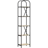 vidaXL Polica sonoma hrast 40 x 30 x 183 cm Konstruirano drvo | shoptok.hr