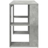 Stol Betonski sivi 130 x 50.5 x 75 cm Konstruirano drvo | shoptok.hr