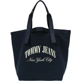 Tommy Jeans Shopper torba bež / mornarsko plava