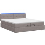  od pjene s madracem i LED-om Sivosmeđa 200 x 200 cm | shoptok.hr
