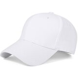 INF Klasična baseball kapa iz bombaža (55-60 cm) White, (21685612) Cene