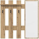  Vješalica za kapute na zidu Umjetnički hrast 100 x 10 x 100 cm | shoptok.hr