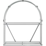  Držač za cjepanice srebrni 120x45x140 cm od pocinčanog čelika | Eponuda.ba