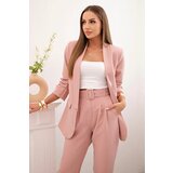 Kesi Włoski Elegant set of jackets and trousers powder pink | Shoptok.si