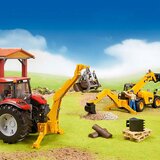 Bruder Nakladalnik s teleskopsko nakladalko rumen | Shoptok.si