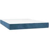The Living Store Vzmetnica z žepkasto vzmetjo temno modra 140x200x20 cm žamet - Vzmetnica Z Žepkastimi Vzmetmi, (21495553) | Shoptok.si
