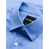 Ombre Classic men's SLIM FIT satin fabric shirt - blue | Eponuda.ba