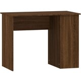Maison Chic Pisalna miza - pisarniška miza - Računalniška miza rjavi hrast 100x55x75 cm inženirski les, (21785633) | Shoptok.si