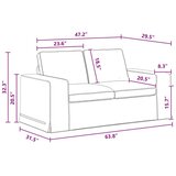 SOFA Kavč Temno siva Splošne dimenzije: 162 x 80 x 82 cm (Š x G x V), (5000146232) | Shoptok.si