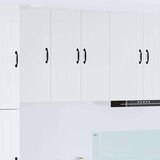 vidaXL Stenska kuhinjska omarica Bela 60 x 31 x 80 cm Konstruiran les | Shoptok.si