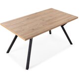 Marckeric Jedilna miza s hrastovo mizno ploščo v naravni barvi 90x160 cm Marion – | Shoptok.si