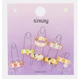 Sinsay - Komplet 7 prstanov - Zlata