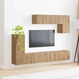  Komplet TV omaric 4 pcs Bela Konstruiran les - - Bela - 66.64 - 98 x 31 x 29,5 cm - 2025-vidaXL-Uvoz_2 | Shoptok.si