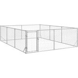 Vanjski pseći boks s vratima 3x4x1 m pocinčani čelik | shoptok.hr