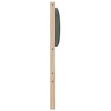 vidaXL tapecirano vzglavje rjava 160 cm masivna borovina in tkanina | Shoptok.si