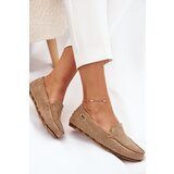 Boto Women’s Perforated Moccasins Made Of Eco Suede Brown Amrutia Cijene