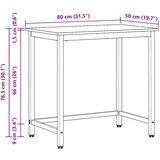  Stol Staro drvo 100 x 50 x 76 5 cm Inženjerska drva i čelik | shoptok.hr