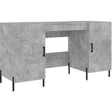  Radni stol boja betona 140 x 50 x 75 cm od konstruiranog drva | shoptok.hr