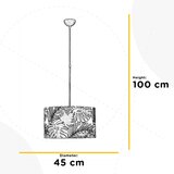 Lesnina XXXL VISEČA NIHALNA SVETILKA 4941 AMAZZONIA 45/45/100 cm E27 | Shoptok.si