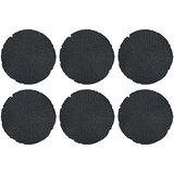 Kamen za hodanje 6 pcs Crna Ø 45 x 1,8 cm Guma | Eponuda.com