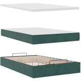 vidaXL okvir za krevet s madraca tamnozeleni 120x190 cm baršunasti | shoptok.hr
