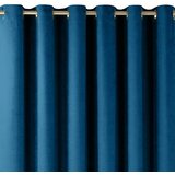  Curtain MILANA color indigo style classic golden gold metal eyelets chenille 420x300 HOMEDE | shoptok.hr