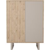 Marckeric Sivi/u prirodnoj boji ormarić u dekoru hrasta 90x120 cm Millay – | shoptok.hr