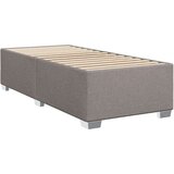 vidaXL Box spring postelja z vzmetnico taupe 90x190 cm blago | Shoptok.si