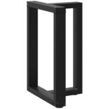 Noge za blagovaonski stol T-oblika 2 kom Crne 50x35x(72-73) cm Čelik | shoptok.hr