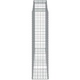  Lučne gabionske košare 2 kom 300x50x200/220cm pocinčano željezo | shoptok.hr