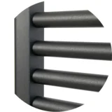 kopalniški cevni radiator Alta 450 x 1694 (Antracit)