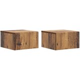 Stenski nočni omarici 2 pcs Star les 33 x 34,5 x 20 cm, (5000209464) | Shoptok.si