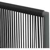  Vrtne stolice s jastucima 6 kom crne 54x60,5x83,5 cm poliratan | shoptok.hr