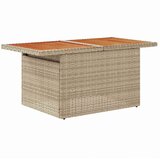  Sjedeća garnitura za vrt 7 kom. Bež i svijetlo siva poliratan | shoptok.hr