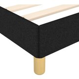  Za krevet crni 120 x 200 cm od tkanine | shoptok.hr