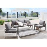Ambia Garden vrtna lounge garnitura tkanina jeklo | Shoptok.si