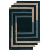 Flair Rugs Tamno zeleni ručno rađen vunen tepih 150x240 cm Labyrinth Shaped – Cijene