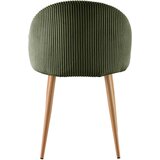 Livetastic STOL, les, kovina, tekstil zelena | Shoptok.si
