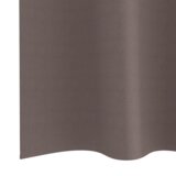 vidaXL Zavjese sa zavjesama 2 pcs Tamno smeđa 260 x 140 cm Poliester | shoptok.hr