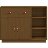  Komoda smeđa boja meda 98,5x40x75 cm od masivne borovine | Eponuda.com