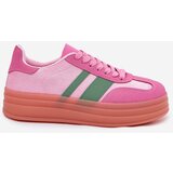 Boto Low platform sneakers pink Ovivene | Shoptok.si