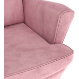  Fotelja od baršuna ružičasta | shoptok.hr