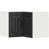  Zidni kutni ormar LUCCA Crna 57 x 57 x 40 cm Konstruirano drvo | Eponuda.com