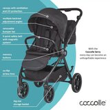 Coccolle Otroški voziček 2v1 Serry Jet črna | Shoptok.si