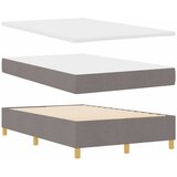  Krevet s opruga kutije Sivo-smeđa 190 x 120 cm tkanina | shoptok.hr