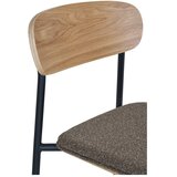 House Nordic Crna/smeđa sklopiva barska stolica u dekoru jasena (visine sjedala 66 cm) Estepona – | shoptok.hr