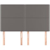 Uzglavlje sivo 144x5x118/128 cm umjetna koža | shoptok.hr
