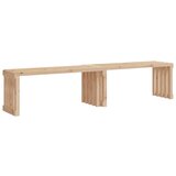  The Living Store Vrtna klop raztegljiva 212,5x40,5x45 cm trdna borovina - Vrtna Klop, (21445427) | Shoptok.si