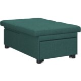 vidaXL 3-v-1 kavč postelja - izvlečna oblika v temno zeleni tkanini | Shoptok.si
