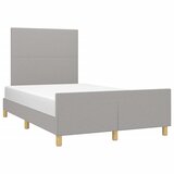  Okvir za krevet bez madraca svjetlosivi 120x190 cm od tkanine | shoptok.hr
